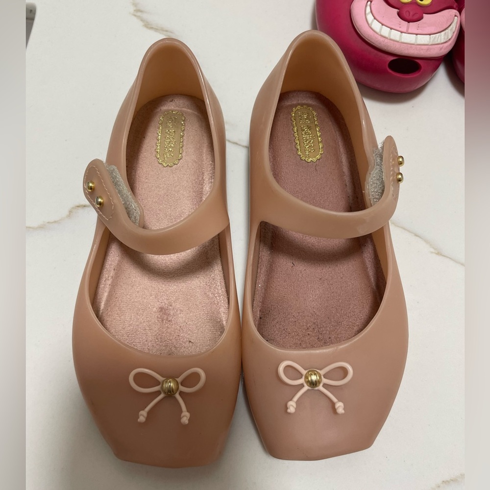Size 10 mini Melissa ballet flats